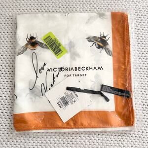 Victoria Beckham For Target Collab Square Bumble Bee Scarf NWT Sealed 46" x 46"